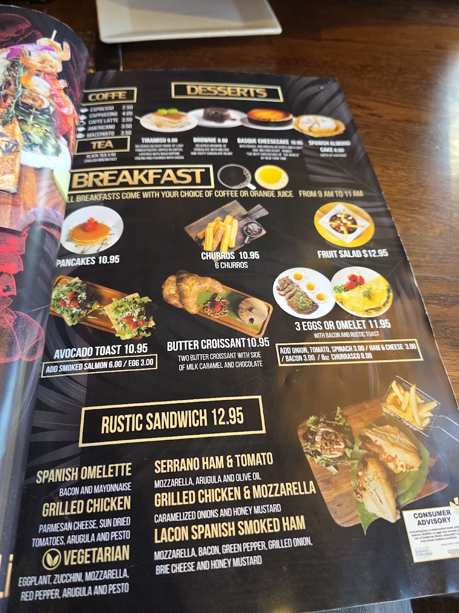 Tapelia Menu - Image 3